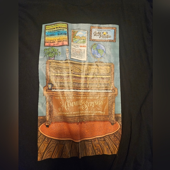 Andrew Mcmahon 11th Dear Jack Hammers and Strings short sleeved shirt size XL - Picture 6 of 6